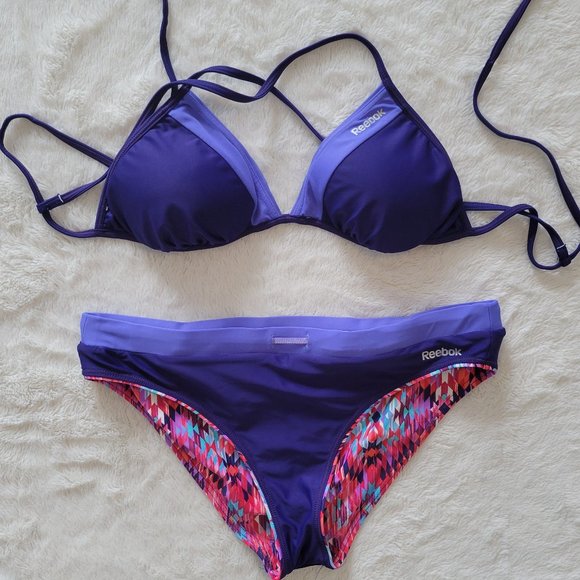 REEBOK WOMENS REVERSABLE BIKINI-MULTIPLE COMBINATIONS WITH ONE HOT SUIT - Picture 8 of 9